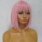 COURTNEY Pink Fringe Wig - Milk & Honey