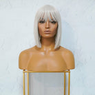 COURTNEY White Blonde Fringe Wig - Milk & Honey Wigs