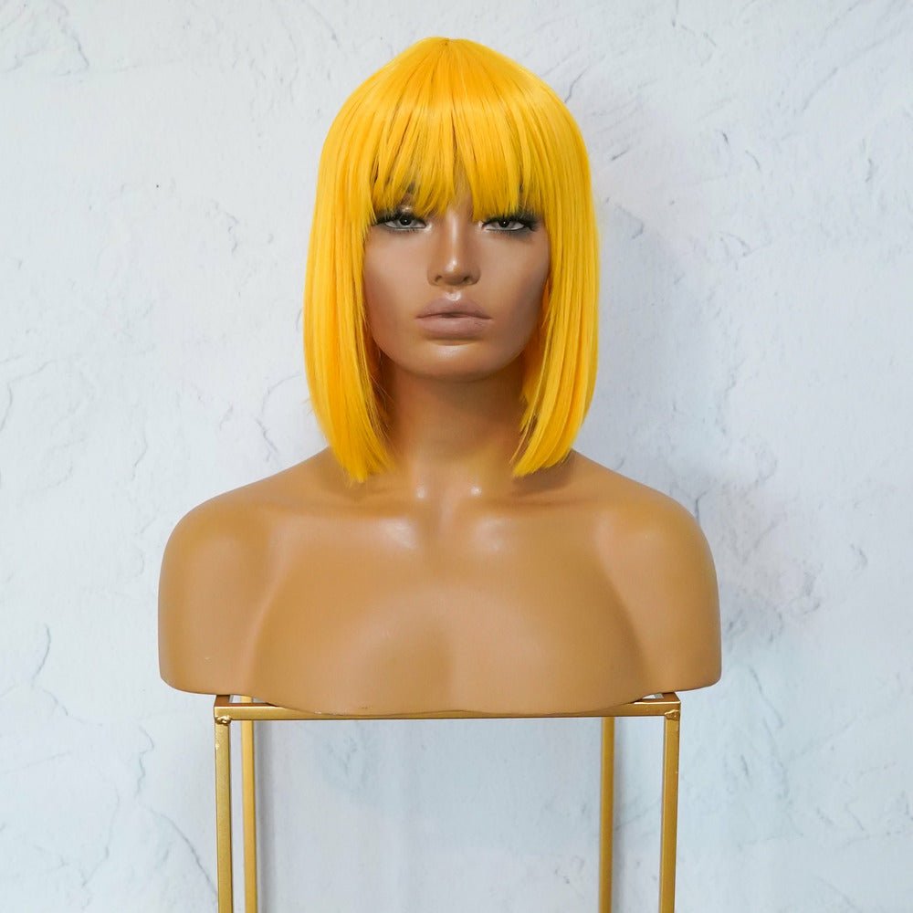 COURTNEY Yellow Fringe Wig - Milk & Honey