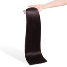 DARKEST BROWN (#2) Human Hair Clip In - Milk & Honey