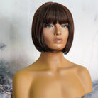 ELLE Dark Brown Fringe Wig - Milk & Honey