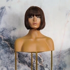 ELLE Dark Brown Fringe Wig - Milk & Honey