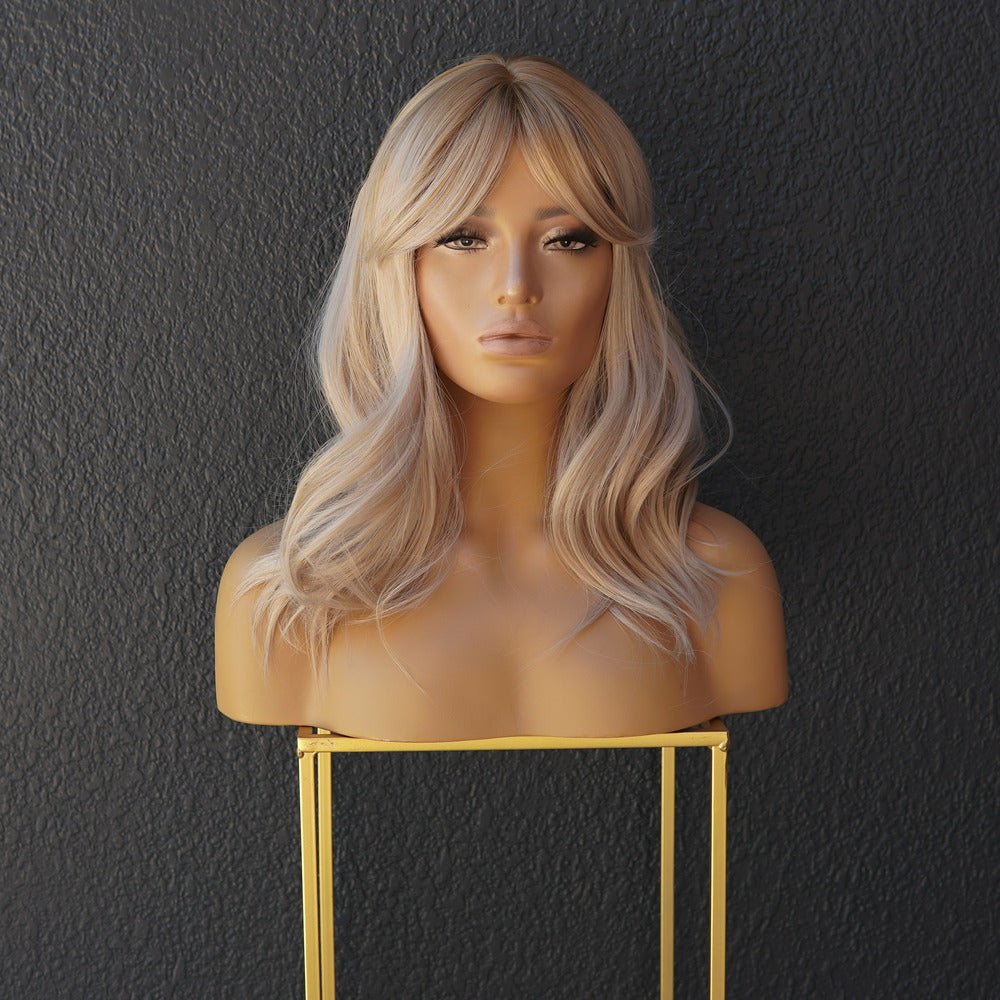 ELSA Ombre Blonde Fringe Wig - Milk & Honey