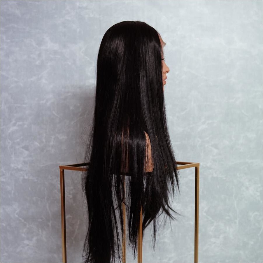 EMMA 28" Black Lace Front Wig - Milk & Honey Wigs