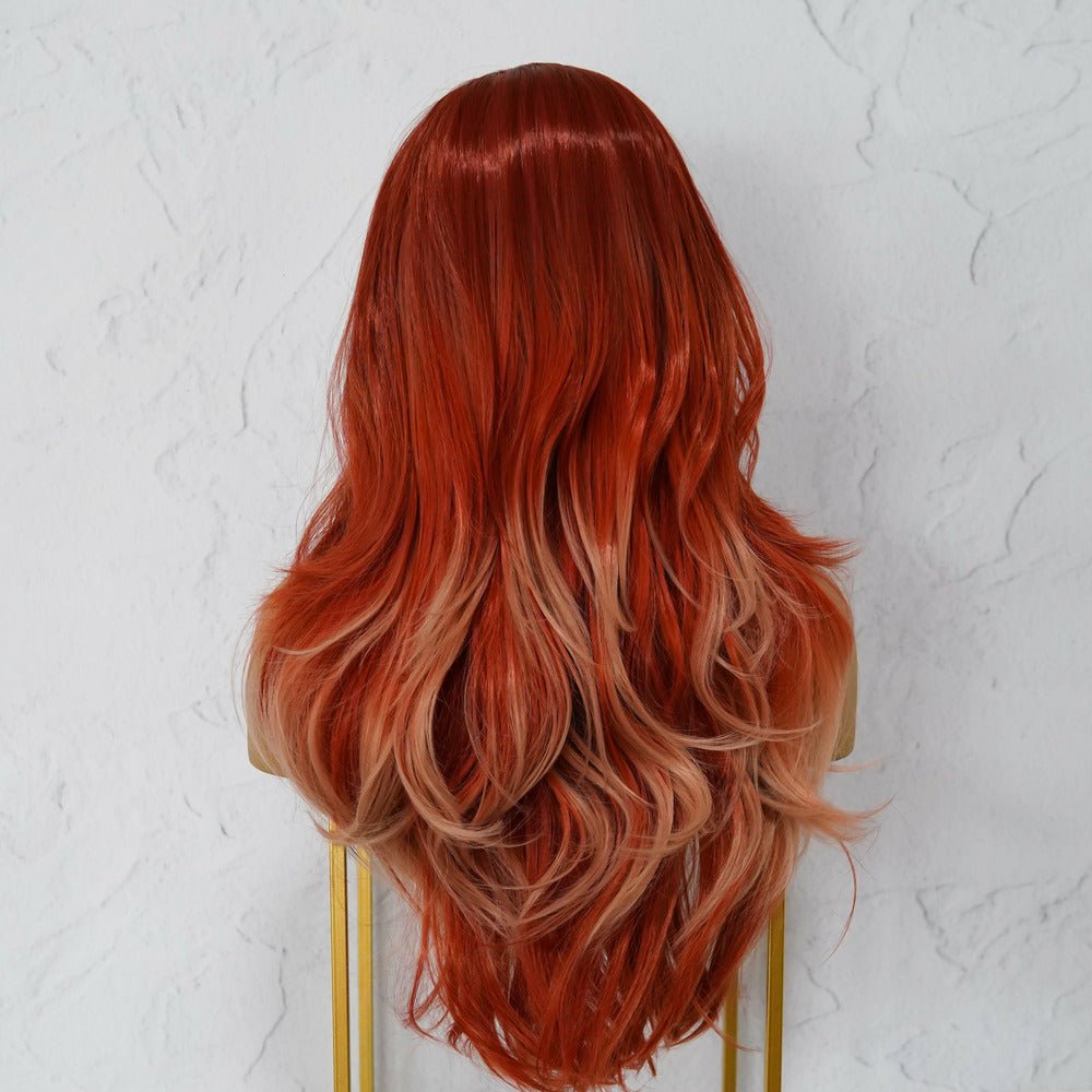 FLAME Ombre Red Lace Front Wig - Milk & Honey