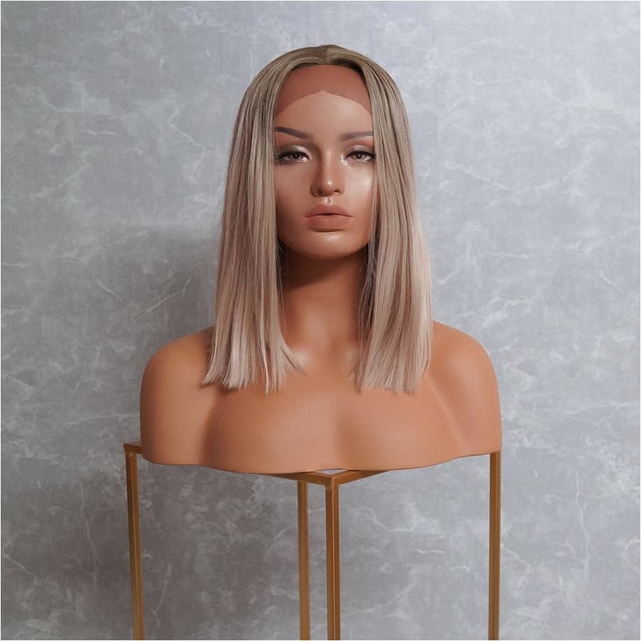 FOX Blonde Bob Lace Front Wig - Milk & Honey Wigs