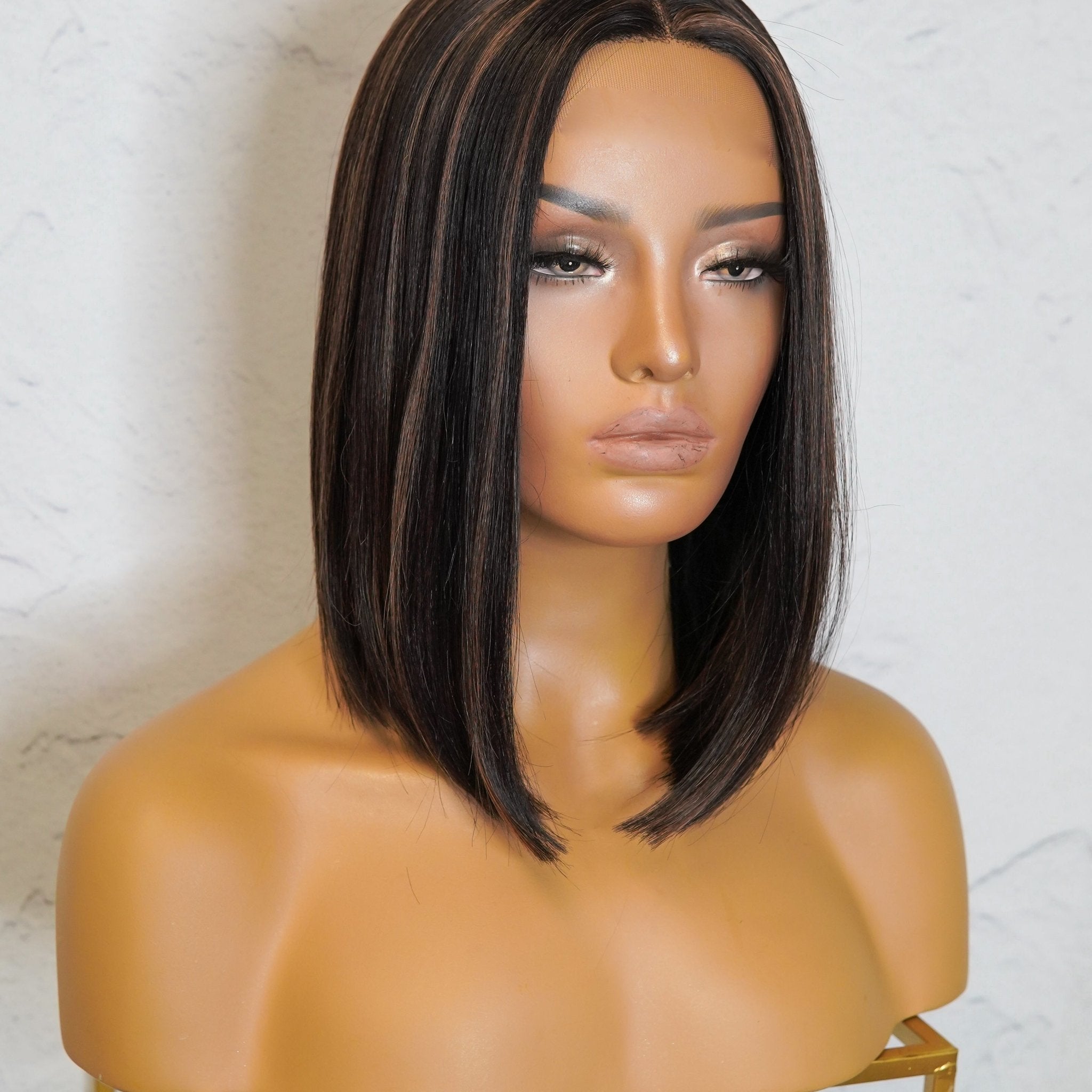FRANKIE Chocolate Lace Front Wig - Milk & Honey Wigs