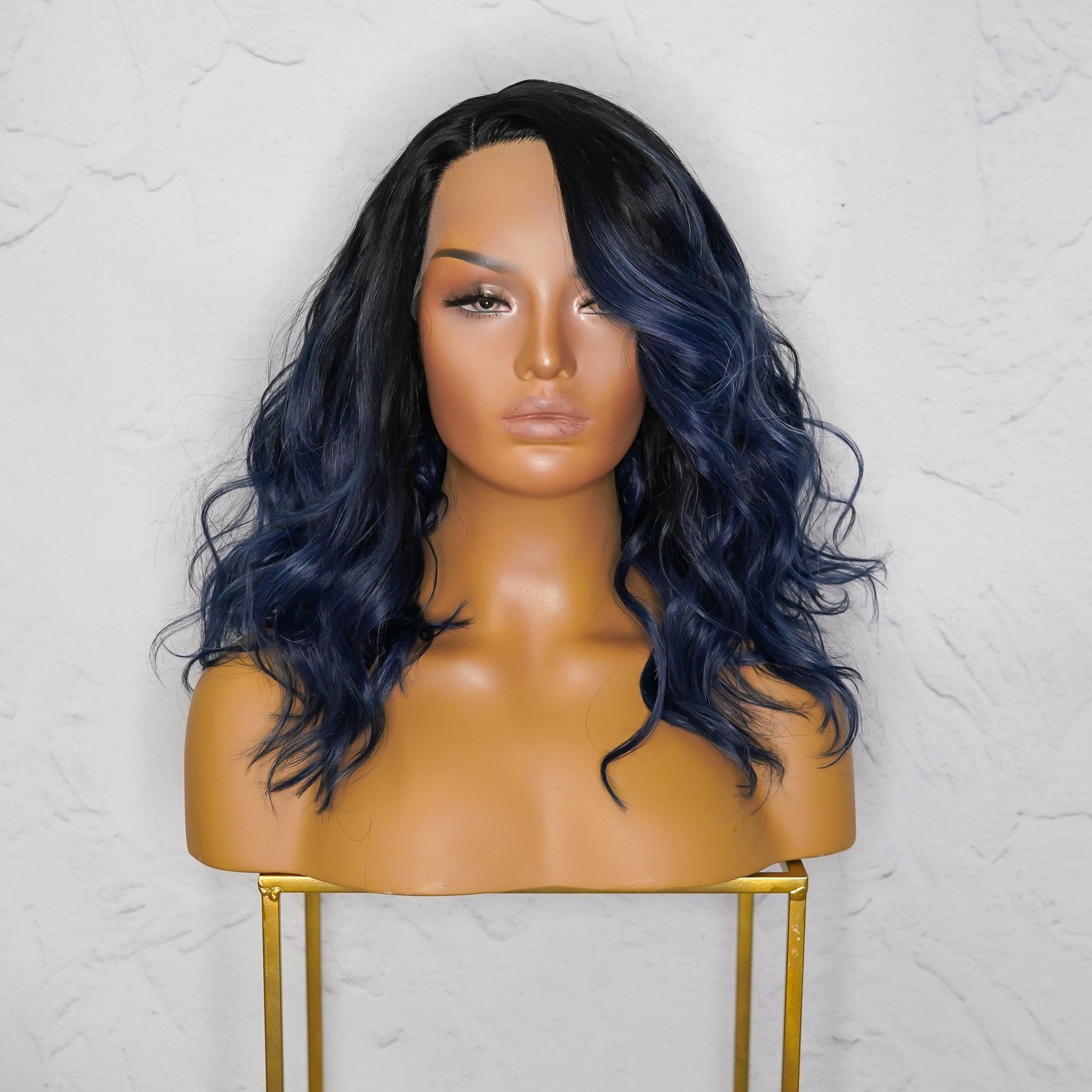 GINA Blue Lace Front Wig - Milk & Honey Wigs
