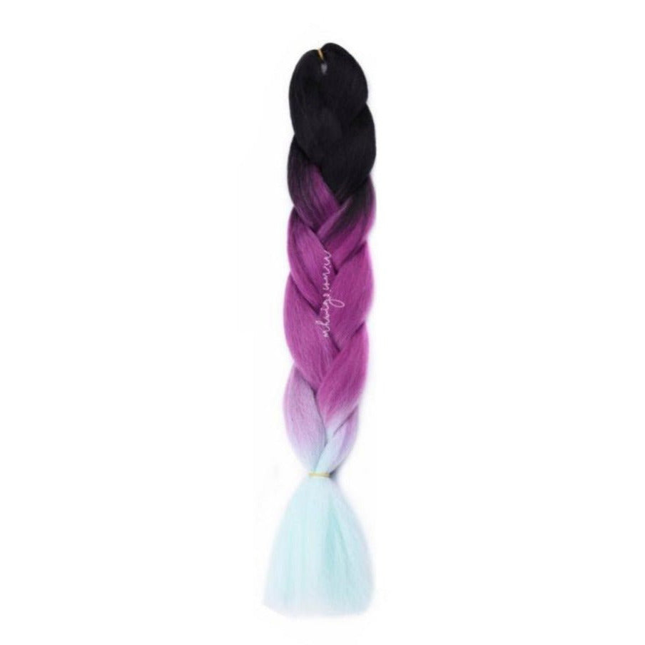 GRAPE JUICE THREE TONE OMBRÉ 24" - Milk & Honey