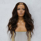 HARPER Brown Human Hair U Part Wig