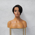 HARRIET Dark Brown Fringe Wig - Milk & Honey Wigs