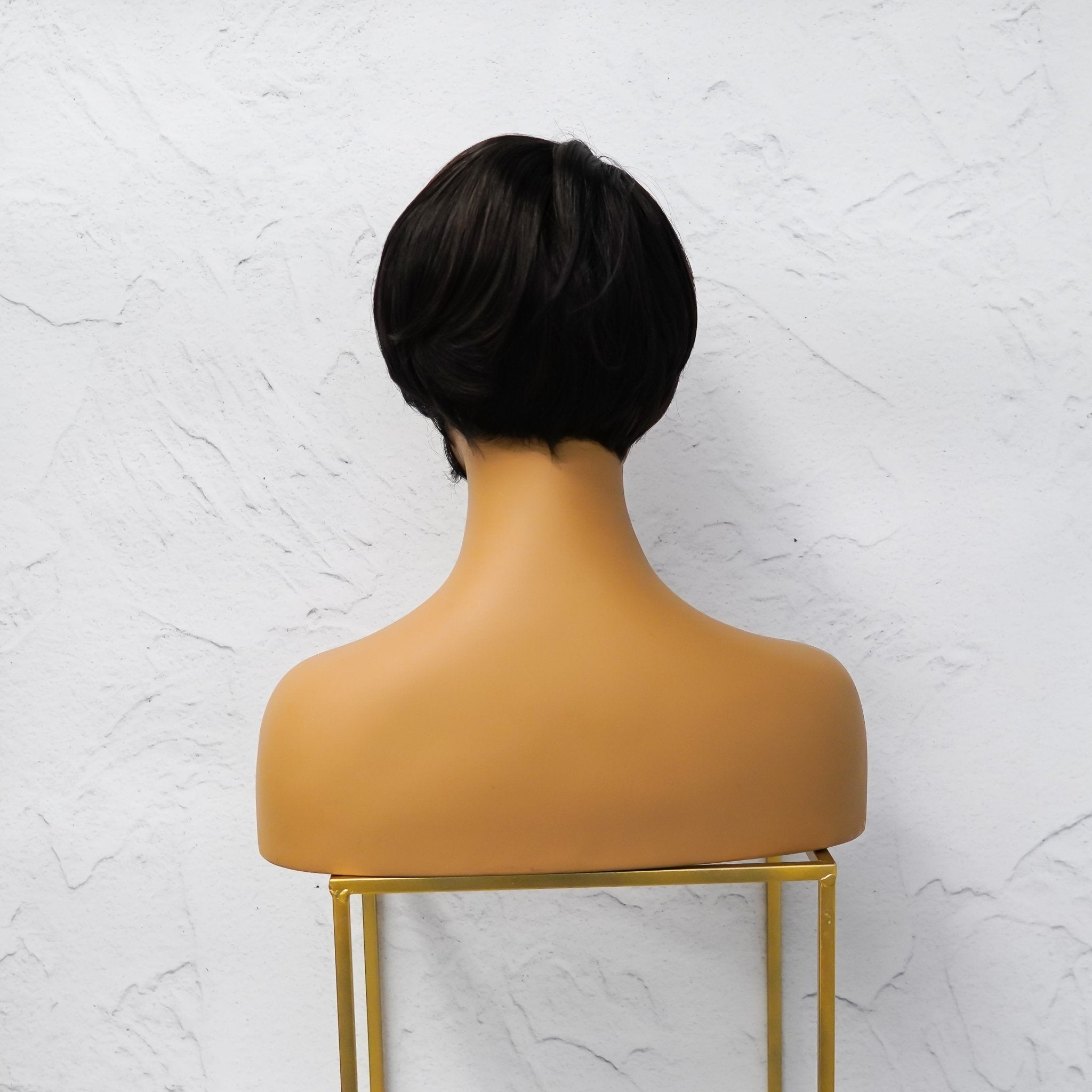 HARRIET Dark Brown Fringe Wig - Milk & Honey Wigs