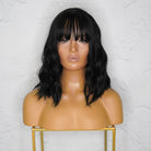 HAYLEY Black Bob Fringe Wig - Milk & Honey Wigs