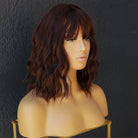 HAYLEY Brown Bob Fringe Wig - Milk & Honey Wigs
