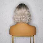 HAYLEY White Ash Blonde Bob Fringe Wig - Milk & Honey