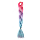 HOT PINK, PURPLE, BLUE GLITTER BRAID HAIR 24" - Milk & Honey Wigs