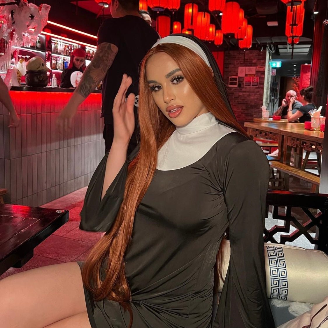 ISABELLE Copper 30" Lace Front Wig - Milk & Honey Wigs