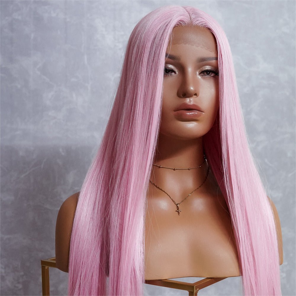 ISABELLE Pink 30" Lace Front Wig - Milk & Honey Wigs