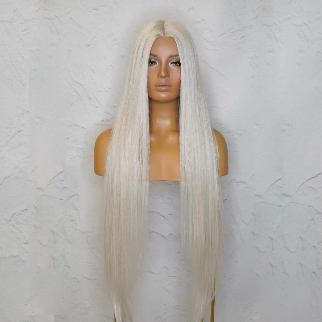 ISABELLE White 30" Lace Front Wig - Milk & Honey Wigs