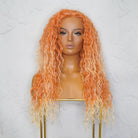 JAGGER Ombré Orange Wavy 24" Lace Front Wig - Milk & Honey Wigs