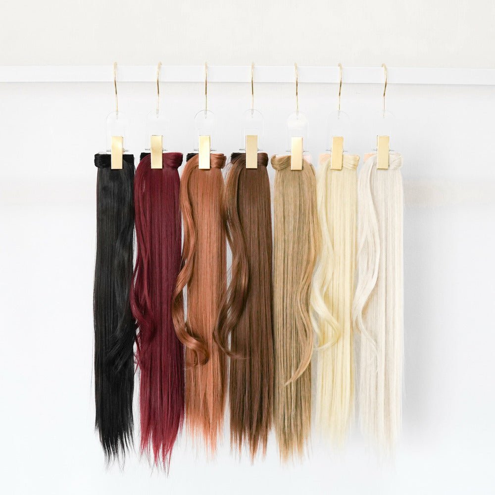JANE Synthetic 22” Straight Ponytail - Milk & Honey Wigs