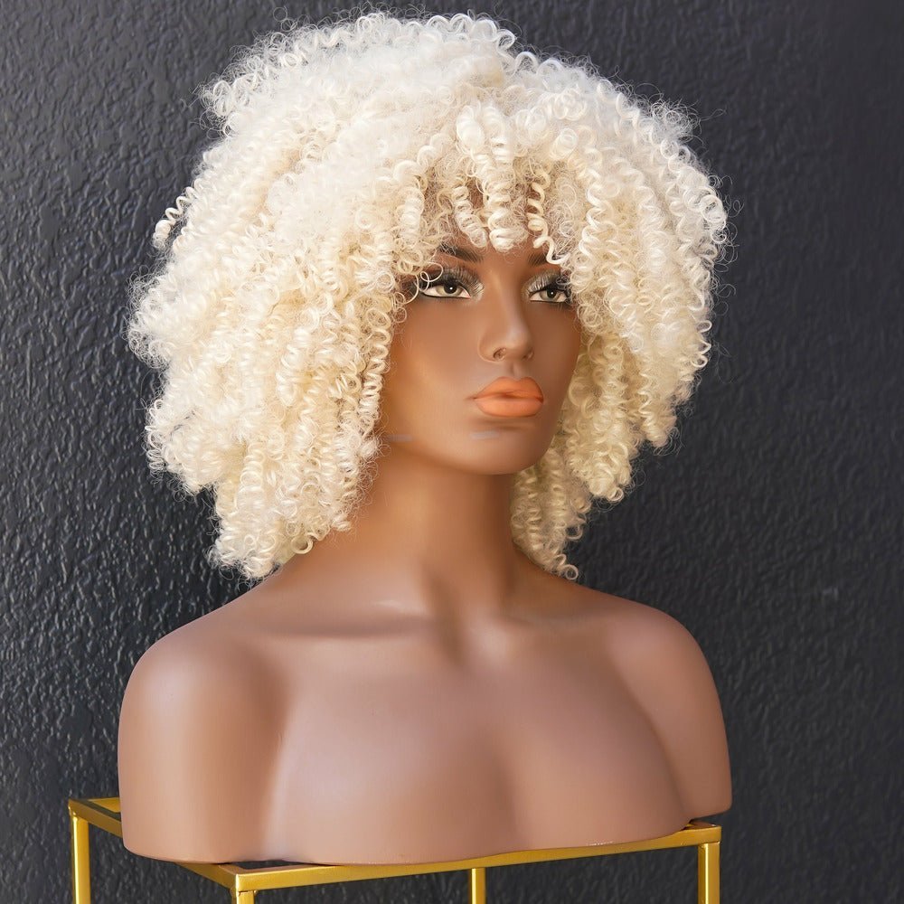 JAYDA Blonde Afro Curl Wig - Milk & Honey Wigs