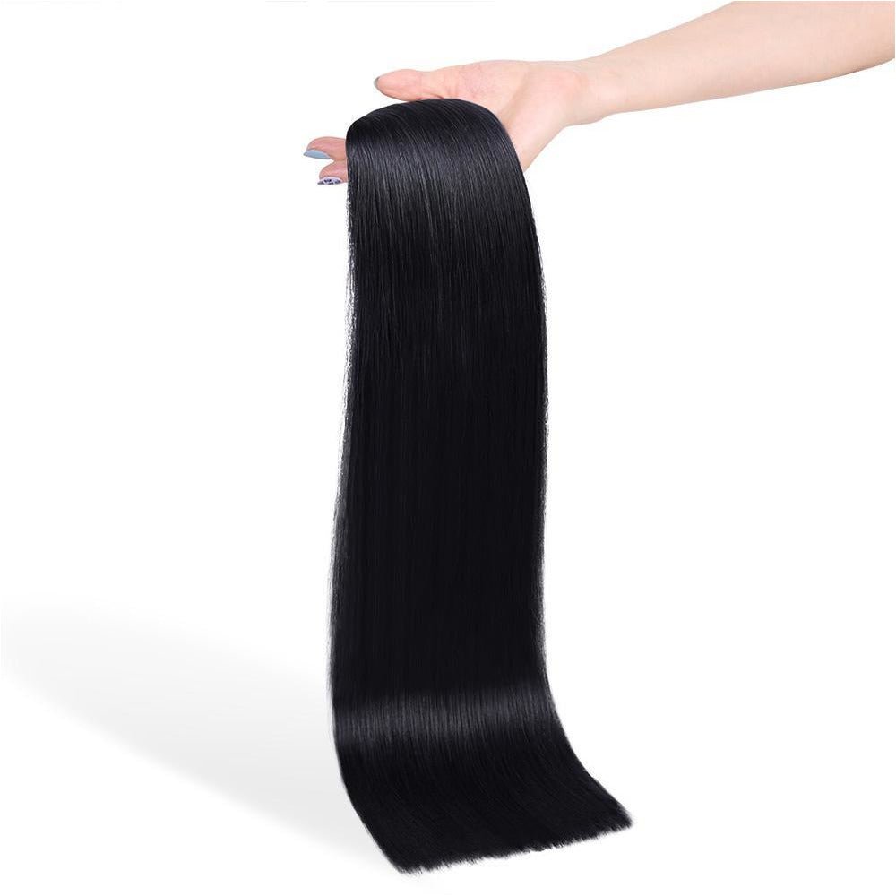 JET (#1) Human Hair Clips