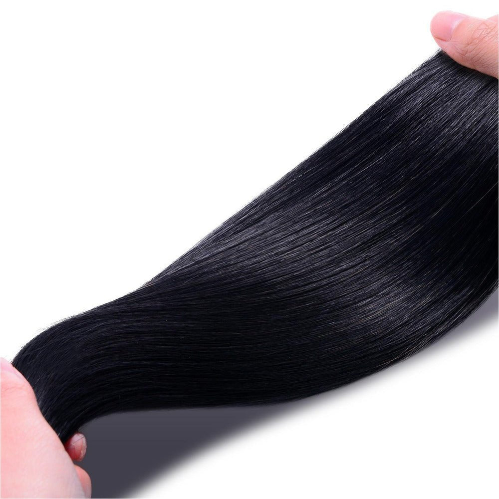 JET (#1) Human Hair Clips
