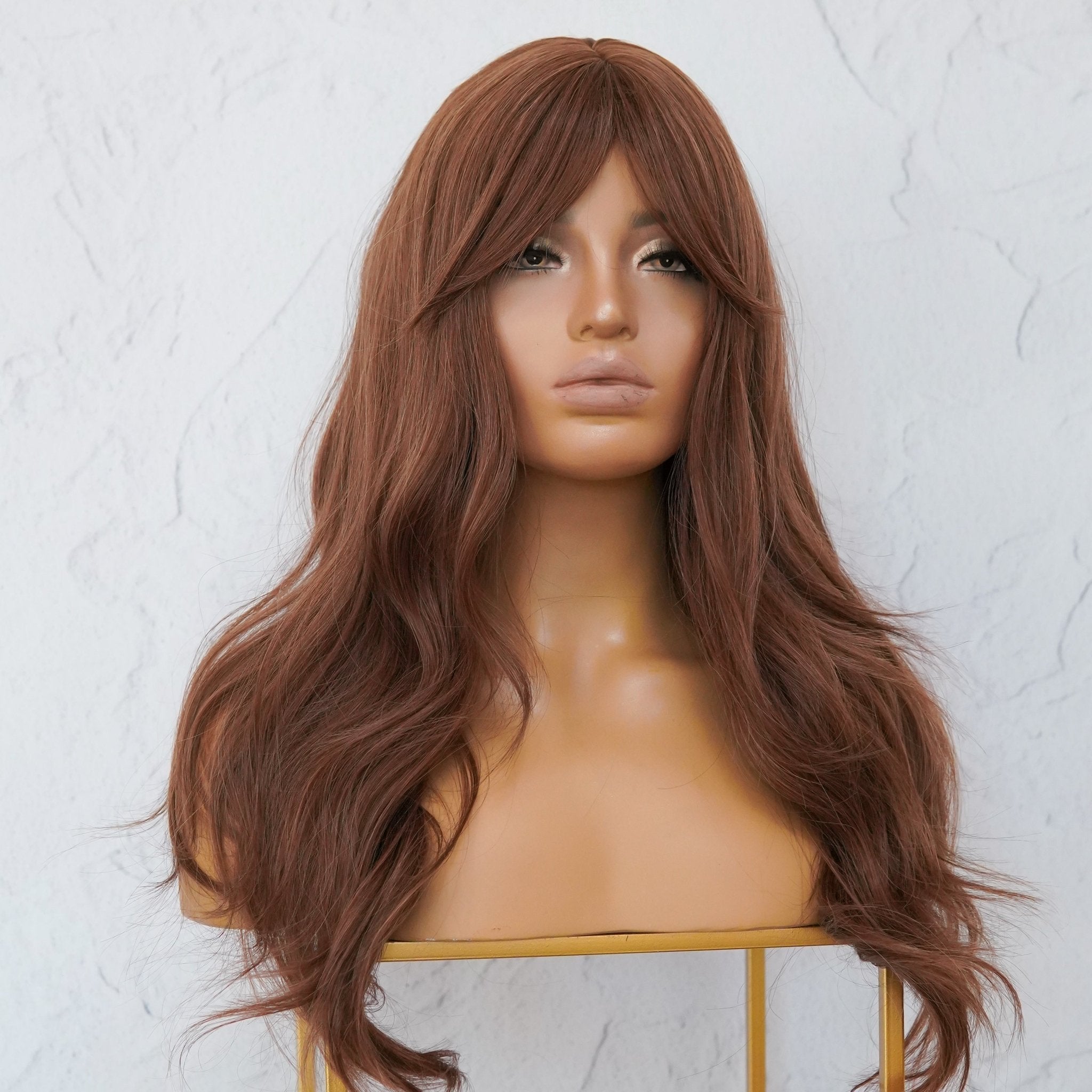 KATIA Medium Brown Fringe Wig - Milk & Honey