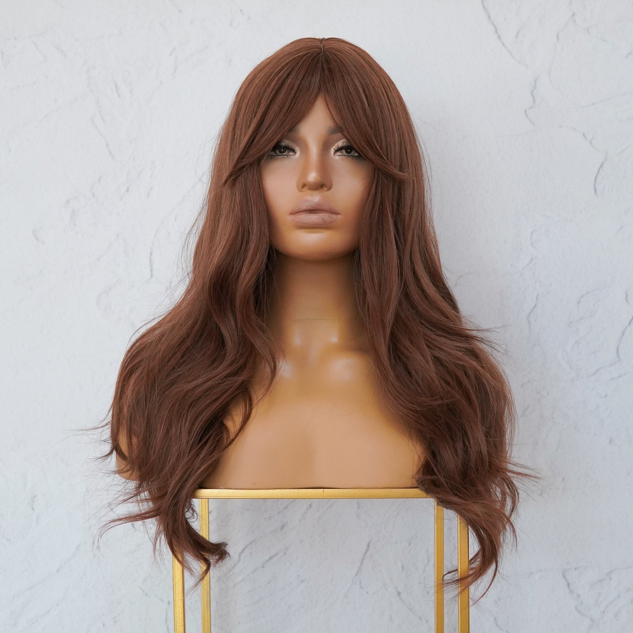 KATIA Medium Brown Fringe Wig - Milk & Honey