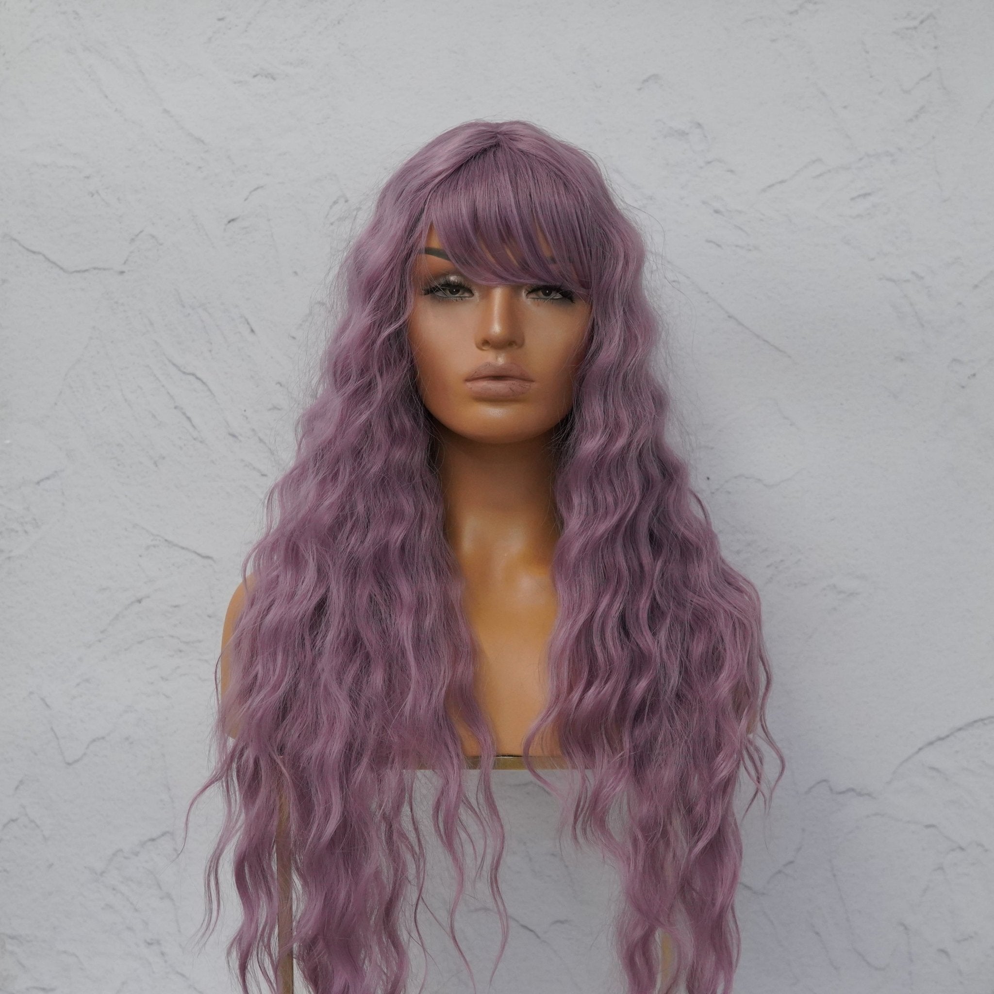 KAYLA Purple Fringe Wig - Milk & Honey