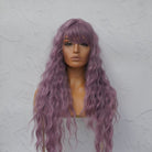 KAYLA Purple Fringe Wig - Milk & Honey Wigs