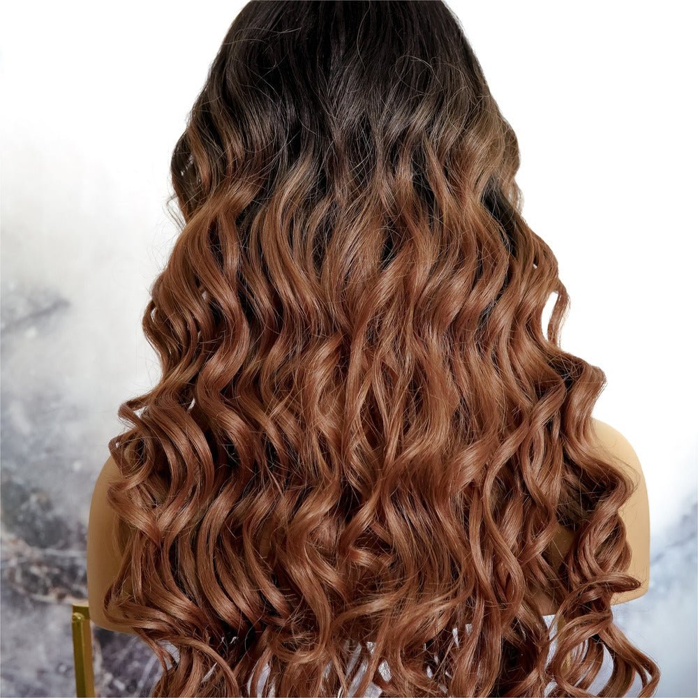 KEHLANI Ombre 30" Lace Front Wig - Milk & Honey