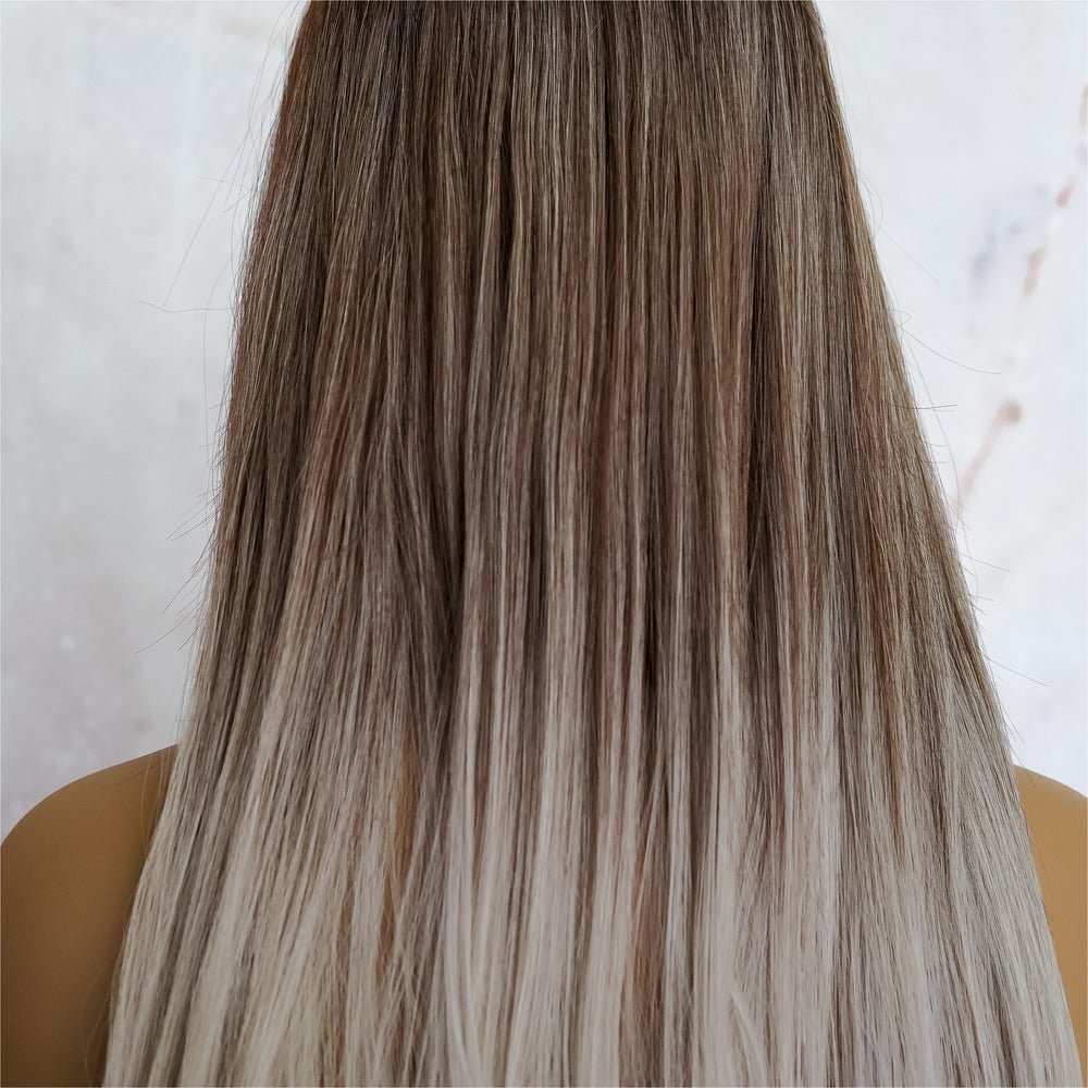 KENDAL Brown Ombre Fringe Wig - Milk & Honey