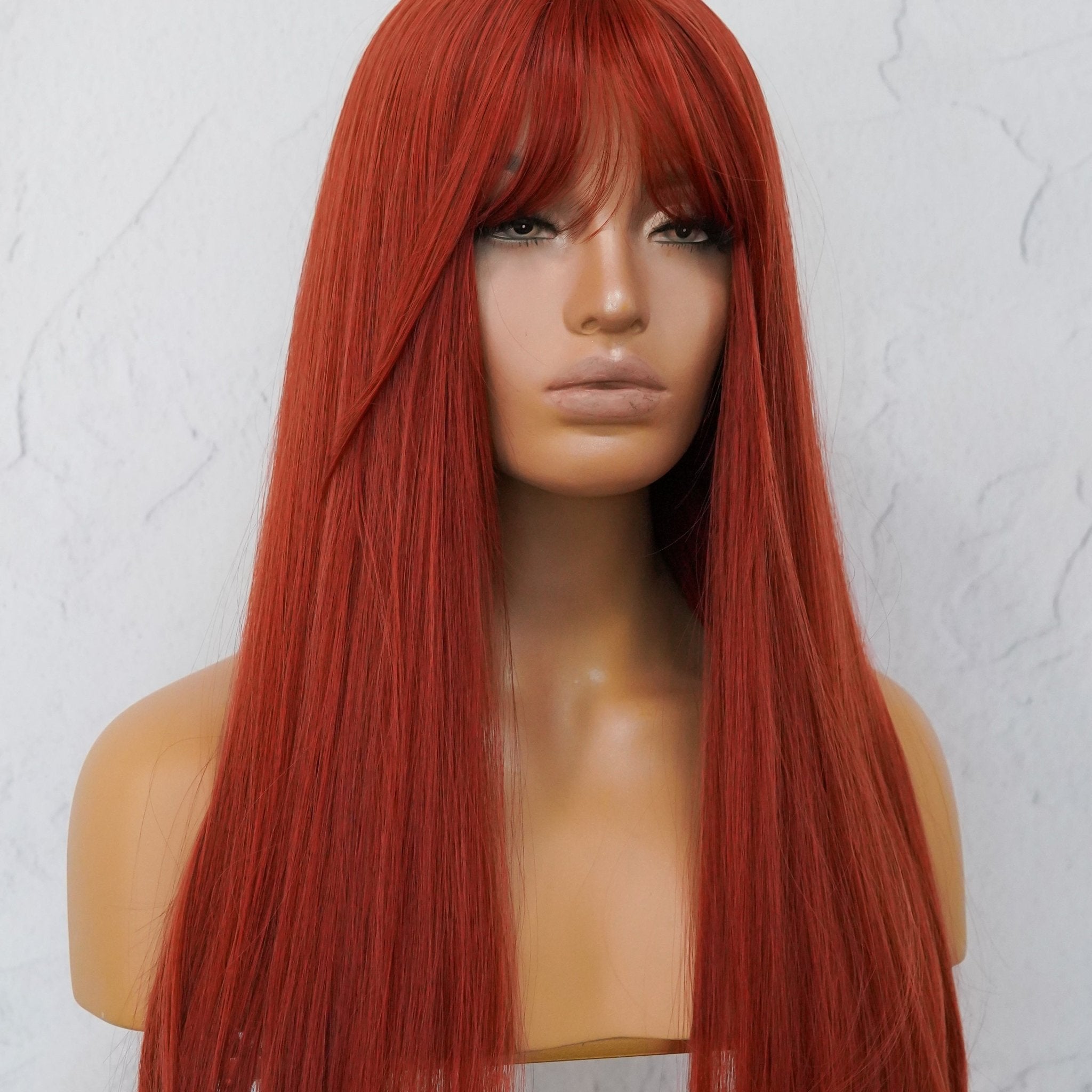 KERRY Red Fringe Wig - Milk & Honey