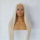 KHALEESII COSPLAY - CLEO Platinum White Blonde Human Hair Lace Front Wig - Milk & Honey