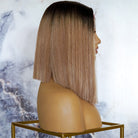 LAURA Ombre Brown Lace Front Wig - Milk & Honey