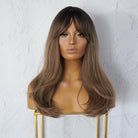 LILAH Brown Ombre Fringe Wig - Milk & Honey
