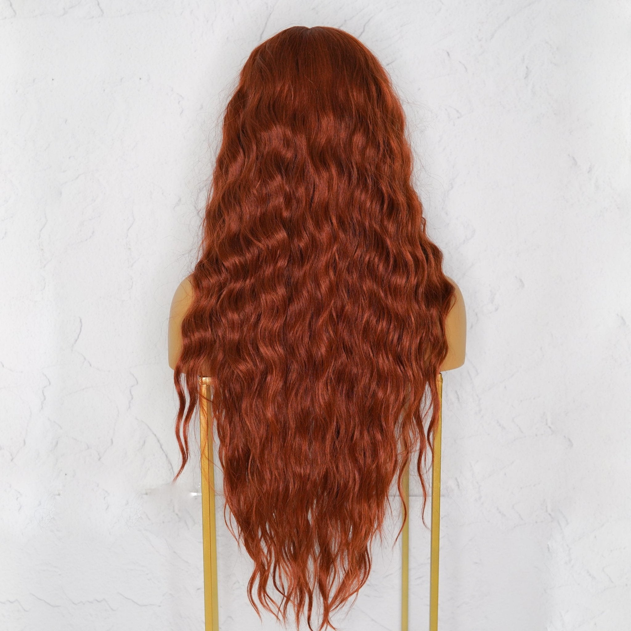 LILY 30" Auburn Lace Front Wig - Milk & Honey