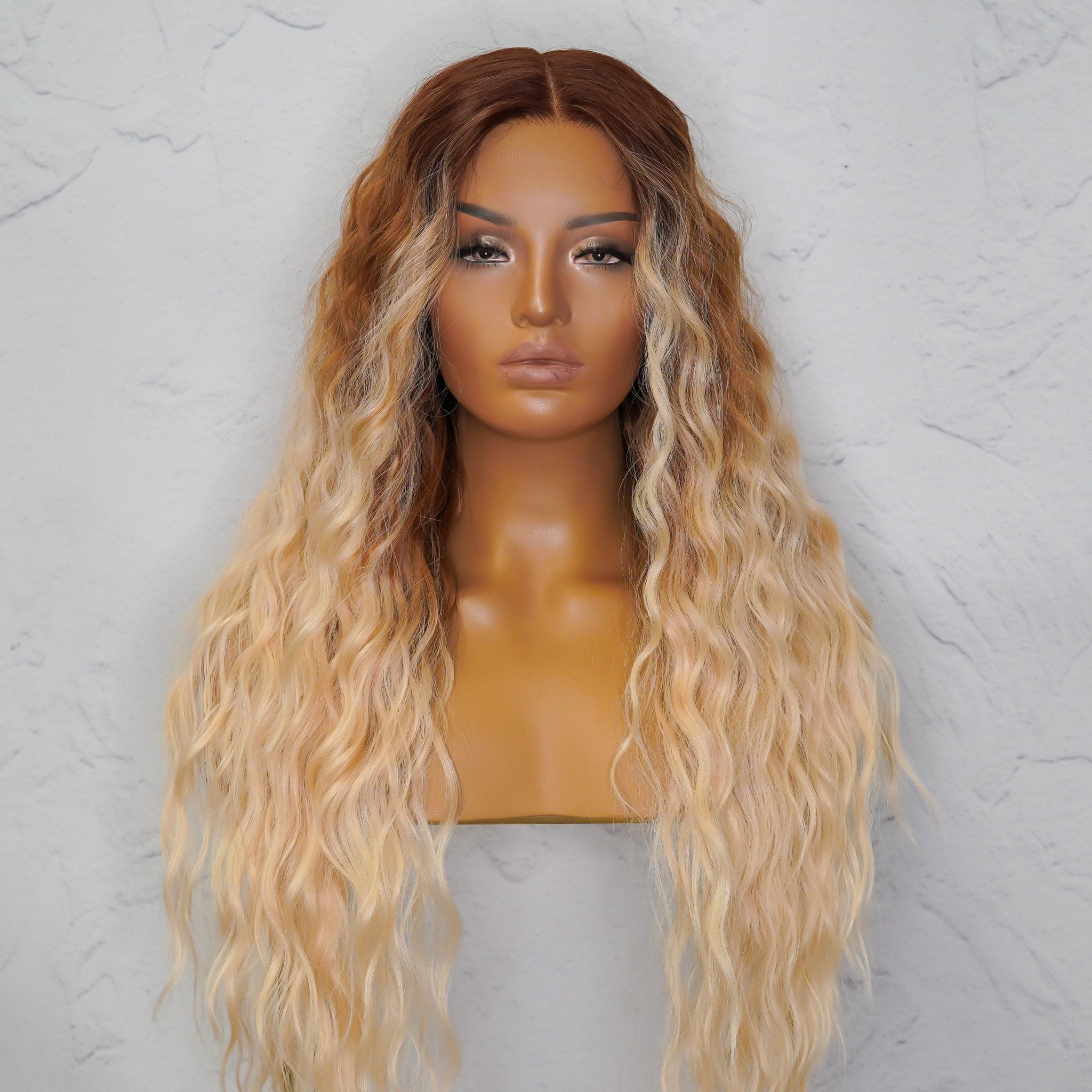 LILY 30" Caramel Lace Front Wig - Milk & Honey