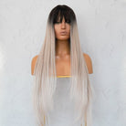 LIRA Three Tone Ombre Fringe Wig - Milk & Honey Wigs