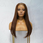 LOREN Brown Human Hair U Part Wig - Milk & Honey