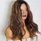 LORETTA Mixed Brown Lace Front Wig - Milk & Honey