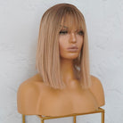 LUCIANA Ombre Blonde Fringe Wig - Milk & Honey
