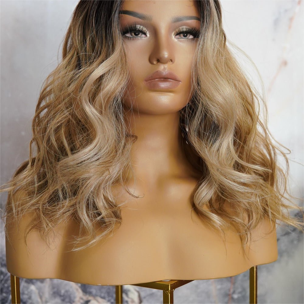 LUCY Caramel 16" Lace Front Wig - Milk & Honey Wigs