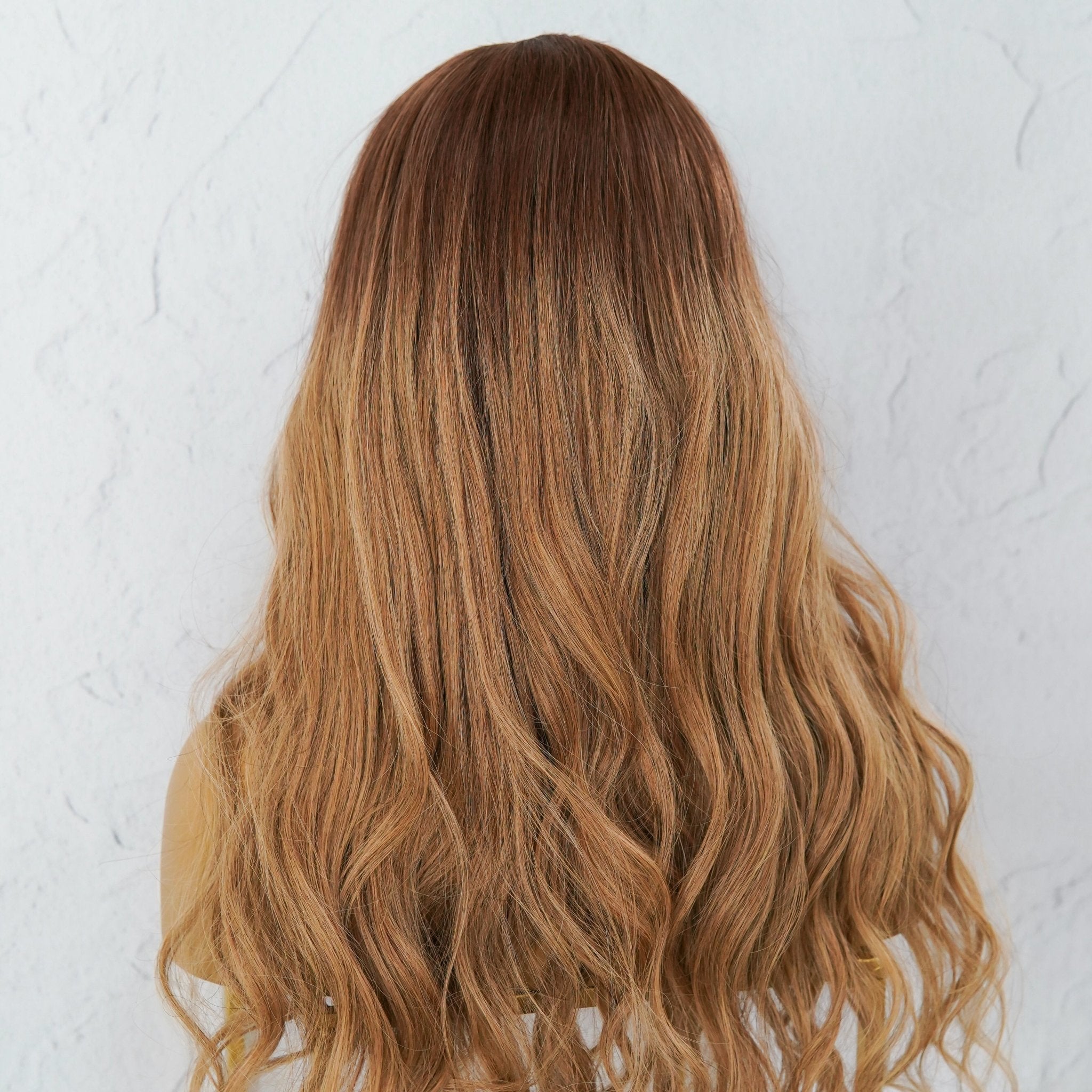 LUKA Ombre Brown Human Hair U Part Wig - Milk & Honey