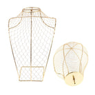 LUXE Metal Wig Stand - Gold - Milk & Honey Wigs