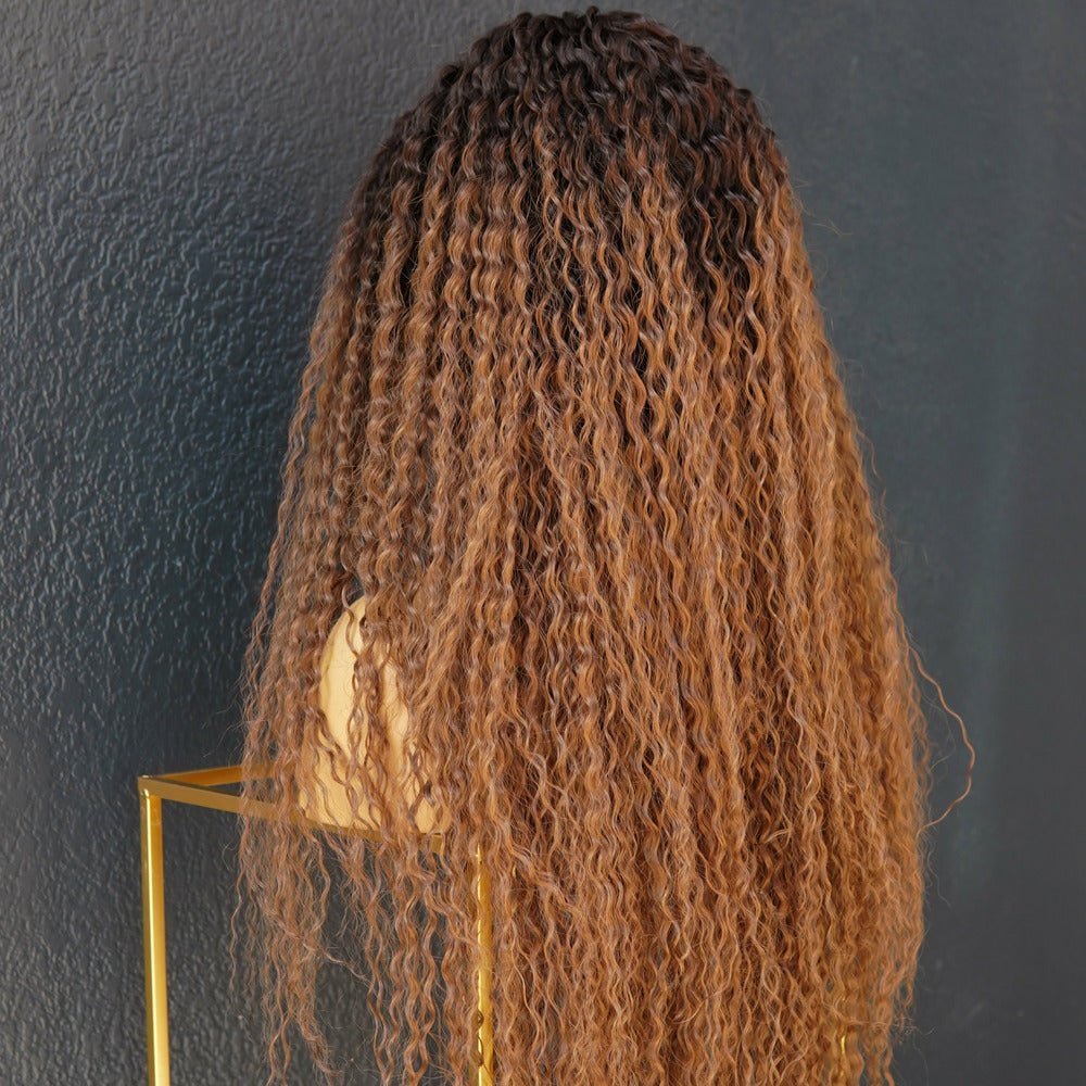 MEGAN Ombre Brown Lace Front Wig - Milk & Honey Wigs