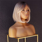 MIAH Ombre Blonde Fringe Bob Wig - Milk & Honey Wigs