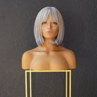 MIAH Silver Fringe Bob Wig - Milk & Honey